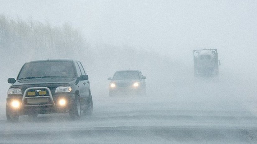 В Ростовской области на всех федеральных трассах из-за метели введены ограничения
